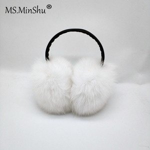 ที่ปิด<span class=keywords><strong>หู</strong></span>ขนเฟอร์แฟชั่น MWFur สำหรับฤดูหนาว แบบยูนิเซ็กซ์ สำหรับผู้ชายและผู้หญิง  ที่ปิด<span class=keywords><strong>หู</strong></span>ขนฟ็อกซ์  ที่ครอบหูแบบมีช่องสำหรับใส่หูฟัง สำหรับฤดูหนาว - Product Image 6