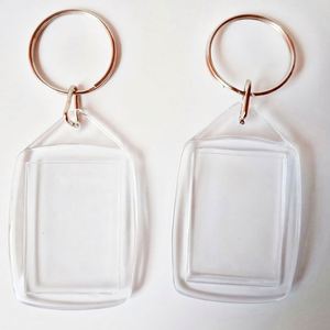 Wholesale Cheap Price Plastic clear Acrylic Keychains Blank Acrylic Photo Keychains for Promotional Gifts - Product Image 2