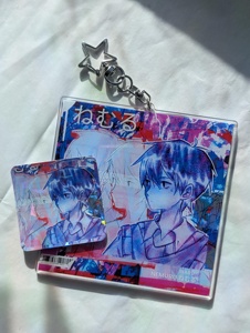 Amuleto Acrílico Personalizado OEM/ODM <span class=keywords><strong>de</strong></span> Omori, <span class=keywords><strong>de</strong></span> Doble Cara, para Videojuegos, Regalo para Fans del Indie - Product Image 5