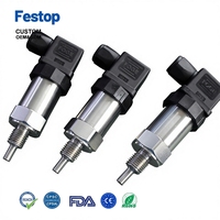 Transmetteur de capteur de température avec sonde en acier inoxydable M20*1.5 4-20mA 0-10V 0-5V RS485 OEM ODM IP68 Garantie 1 an