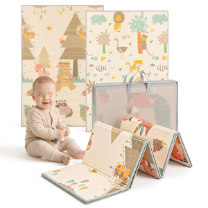 Alfombra <span class=keywords><strong>de</strong></span> Juego Plegable para Bebés <span class=keywords><strong>de</strong></span> Espuma XPE Grande, 180x150cm, con Bolsa <span class=keywords><strong>de</strong></span> Transporte para Cuarto <span class=keywords><strong>de</strong></span> Bebé, Sala <span class=keywords><strong>de</strong></span> Juegos y Uso Familiar - Product Image 1