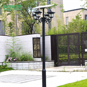 Farola <span class=keywords><strong>Solar</strong></span> LED de Estilo Europeo, Impermeable IP54, para Exteriores, Poste Alto, para Jardín, Zona Residencial, Paisajismo - Product Image 6