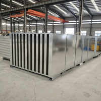 Grille acoustique en tôle galvanisée sur mesure pour la réduction du bruit et l'atténuation sonore des tours de refroidissement de générateurs et des systèmes CVC