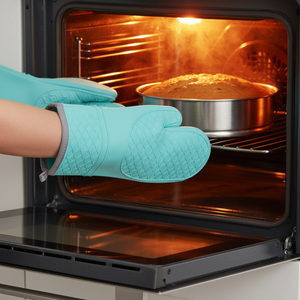 Gants de barbecue en silicone résistants à la chaleur, longs, imperméables, <span class=keywords><strong>pour</strong></span> la cuisine, <span class=keywords><strong>le</strong></span> <span class=keywords><strong>four</strong></span>, <span class=keywords><strong>le</strong></span> barbecue, la cuisson, <span class=keywords><strong>le</strong></span> fumoir - Product Image 1