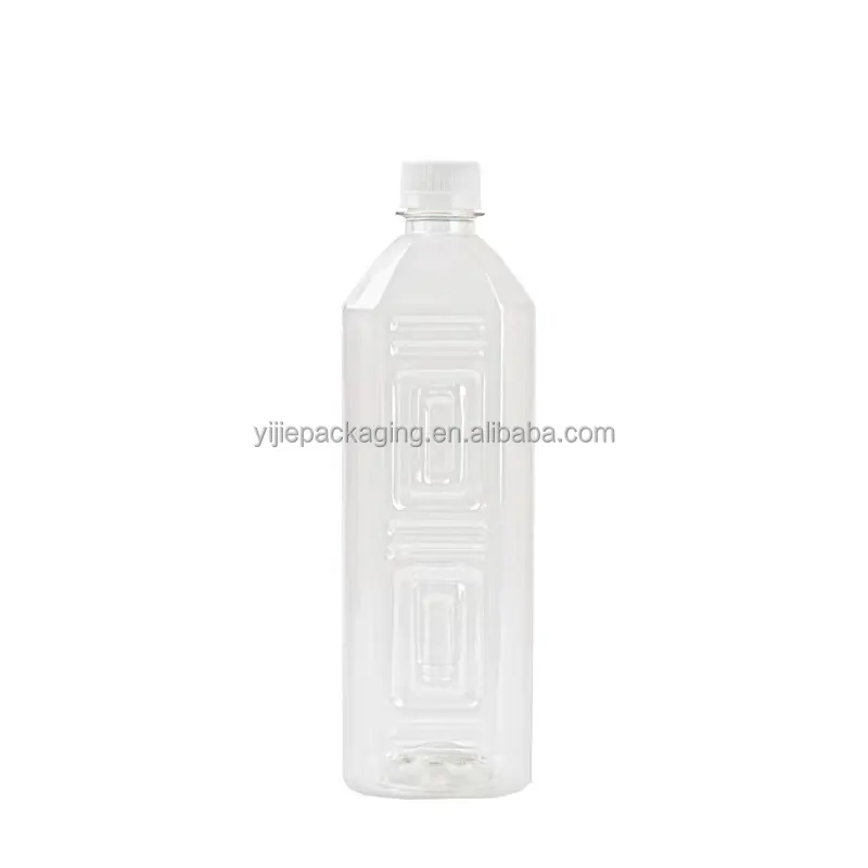 1000-1500ml PET plastic bottle vinegar sauce bottle mineral water beverage bottle plastic liquid packaging