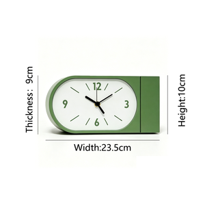 <span class=keywords><strong>Orologio</strong></span> <span class=keywords><strong>da</strong></span> Parete Angolare Verde Originale YZOK, <span class=keywords><strong>Orologio</strong></span> Minimalista a Superficie Curva Bifacciale <span class=keywords><strong>da</strong></span> <span class=keywords><strong>Appendere</strong></span> all'Angolo - Product Image 2