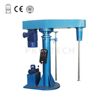 Disperseur de peinture à grande vitesse de levage hydraulique chimique 15KW 30KW utilisé pour le mélangeur de peinture de voiture 1000l