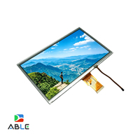 Módulo de Pantalla LCD TFT HMI AIOT de 10.1 Pulgadas, 1024x600 IPS RGB, 50 Pines, 500cd/m2 de Brillo, con Panel Táctil Resistivo para Uso Médico