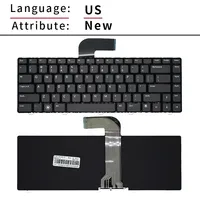 Clavier d'ordinateur portable US/UK/SP/BR/RU pour Dell Inspiron 14R N4110 M4110 N4050 M4040 N5050 M5050 M5040 N5040 P17S N4120 M4120 L502X
