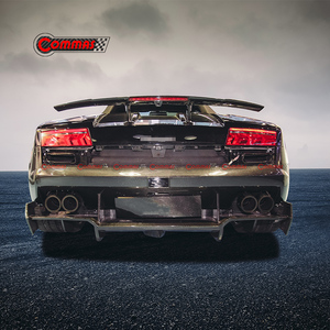 2008-2012 Car Bodykit For Lamborghini Gallardo LP540 LP550 LP60 Body Kit RZ Style Fiberglass Front Bumper Side Skirts Rear <b>Wing</b> - Product Image 2