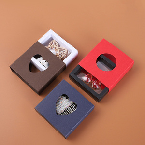 Wholesale Custom Logo High Grade Drawer Box Paper Sleeve Packaging For 3D Floating Frame Jewelry Display Box