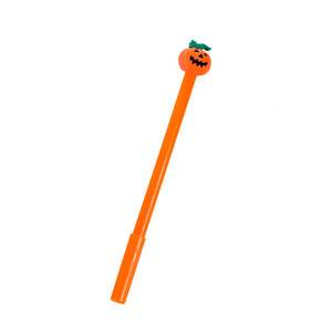 Halloween Pumpkin Head Gel Pen 0.5mm Plastic Shell Student Office Writing Instrument - Product Image 5