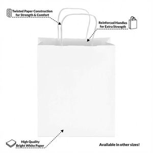 KM Custom <b>Biodegradable</b> Folding Kraft Paper Bag Cheap Price Shopping Gift <b>Packaging</b> Luxury Paper Bag for Drinking with Jewelry - Product Image 2