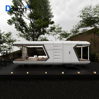 Maison capsule de luxe préfabriquée Shijiazhuang Maison mobile haut de gamme de taille personnalisée pour salon ou parc