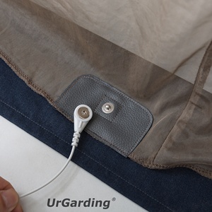 UrGarding Tente dôme en maille de fibres d'argent anti-ondes électromagnétiques pour <span class=keywords><strong>lit</strong></span>, baldaquin circulaire anti-radiation pour votre <span class=keywords><strong>lit</strong></span> double - Product Image 4