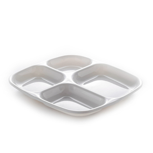 <span class=keywords><strong>Plateau</strong></span> de repas en mélamine à 4 compartiments pour <span class=keywords><strong>restaurant</strong></span> de restauration rapide, hôpital, vente chaude - Product Image 3