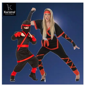 ODM samouraï Ninja Cosplay body une pièce pour enfants vente entière Halloween Costume pour garçon TV film carnaval japon <span class=keywords><strong>Anime</strong></span> - Product Image 5