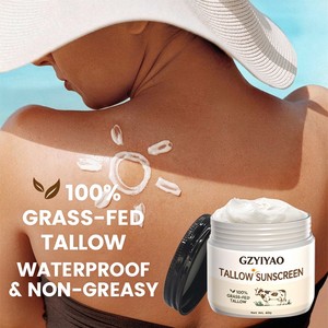 Crema <span class=keywords><strong>Solare</strong></span> al Sebo di Bovini Alimentati a Erba, Non Unta, <span class=keywords><strong>Protezione</strong></span> <span class=keywords><strong>Solare</strong></span> Minerale per <span class=keywords><strong>Viso</strong></span> <span class=keywords><strong>e</strong></span> <span class=keywords><strong>Corpo</strong></span> - Product Image 2
