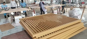 Panneaux de plafond en aluminium courbés modernes, finition anodisée, design insonorisant, taille personnalisée - Product Image 2