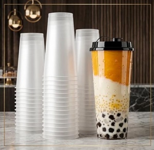 Gobelets en plastique jetables personnalisés avec couvercle, 12/14/16/20/24 oz, en PP de qualité alimentaire, pour boissons chaudes ou froides, idéaux pour les fêtes et le café. - Product Image 3