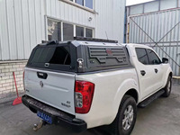 Capot de benne manuel étanche en alliage d'aluminium avec serrure pour pick-up 4x4 Nissan Navara NP300 2015 Double Cabine