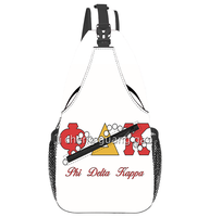Nouveau Sac Messager Unisexe Personnalisé Chi Eta Phi Sisters Sorority, Design Perles et Lettres Grecques, Sac de Poitrine pour Voyage et Activités de Plein Air
