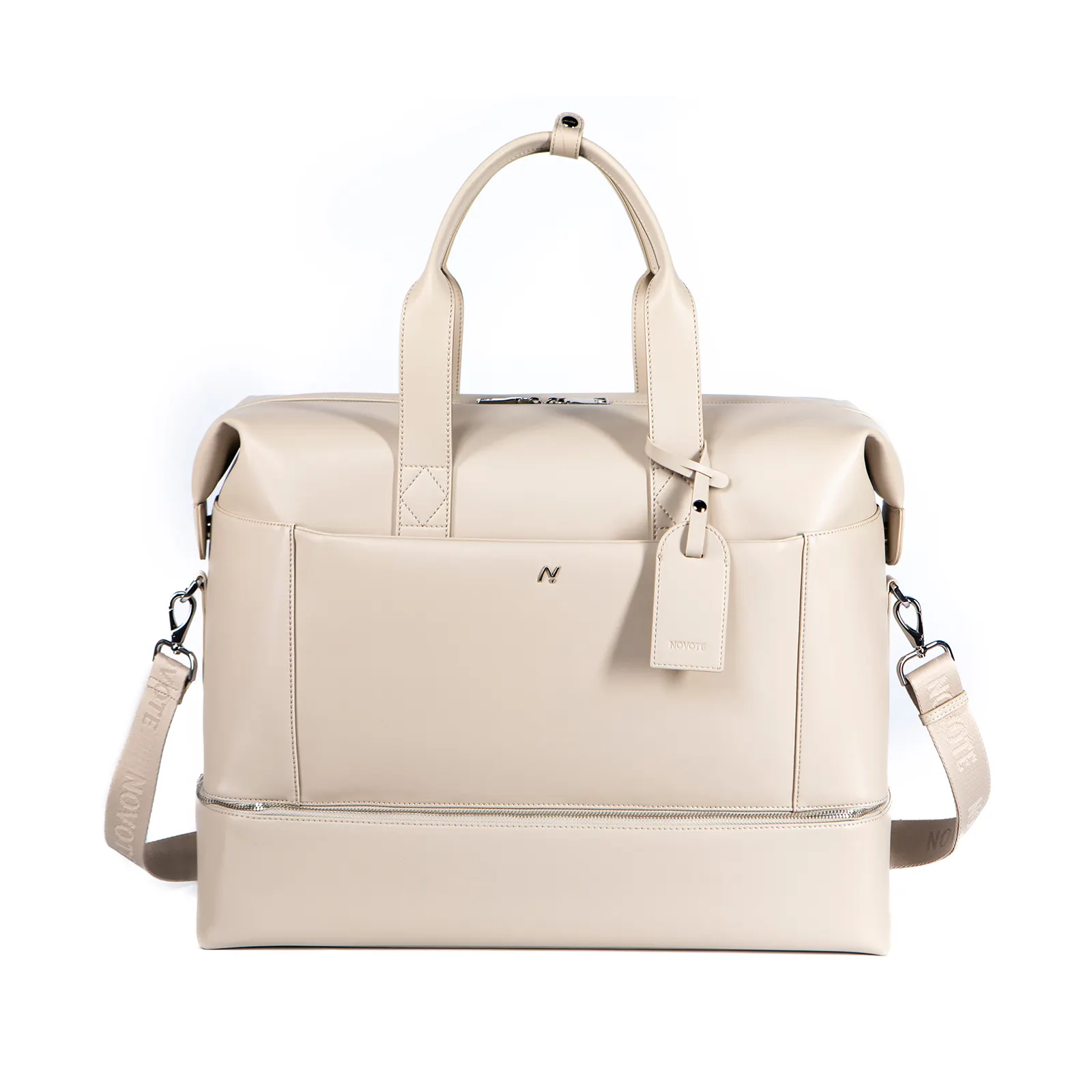 Fashion Designer Style Overnight Soft Leather Business Duffel Weekender Bag Custom Design Unisex Leather Travel Bags