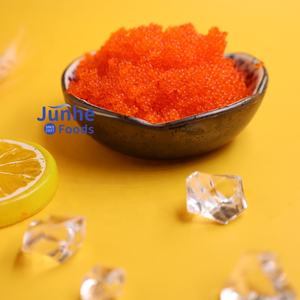 Qualité d'exportation Sushi Restaurant Premium Tobiko Caviar Vibrant Red Flying Fish Roe Exocet Frozen Sweet Gourmet Topping for Children - Product Image 2