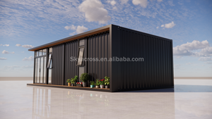 บ้านคอนเทนเนอร์สำเร็จรูปแบบถอดประกอบได้ ขนาด 20 ฟุต 40 ฟุต ราคาประหยัด พร้อมห้องนอน 2 ห้อง - Product Image 4