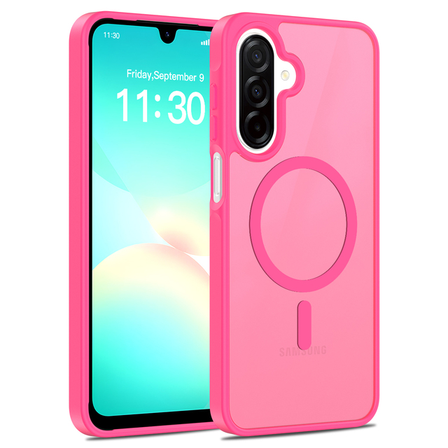 A16 case Frosted Semi-transparent PC TPU Cover Wireless Charging Mobile Phone Case for Samsung Galaxy A17 A16 A06 A07 A56 A57