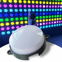 Sol de jeu interactif à matrice LED active, D*10CM, en ABS, non gonflable