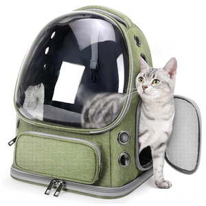 Travel Large Space Pet <b>Carrier</b> <b>Backpack</b> for Small <b>Dog</b> Cat <b>Backpack</b> <b>Carrier</b> Bubble Breathable Transparent Foldable for Hiking - Product Image 1