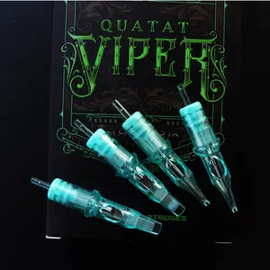 Hot Koop Oem Accepteren Quatat Viper Groene Cartridge Naalden Tattoo