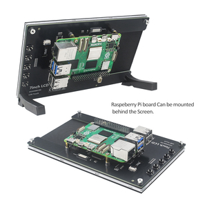 Schermo Touch Capacitivo IPS da 7 Pollici HD 1024x600 per <span class=keywords><strong>Raspberry</strong></span> <span class=keywords><strong>Pi</strong></span>, <span class=keywords><strong>Display</strong></span> <span class=keywords><strong>LCD</strong></span> ad Angolo Completo Compatibile con PC Win10/11 RPI 5/<span class=keywords><strong>4</strong></span> - Product Image 4