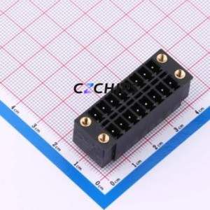 DB2EVHBM-3.81-2*8P-BK Plug-in Terminal Block Through hole,P=3.81mm Board-to-Board / Socket - Closed Screw Fixing 2x8P 3.81mm - Product Image 1