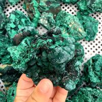Pierre de malachite brute naturelle de qualité supérieure, roche brute pour la guérison, pierre verte, congo