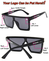 Lunettes de soleil Lbashades 2001, monture carrée, verres rouges, anti-UV, unisexes, pour les joueurs et la protection des yeux devant les écrans d'ordinateur.