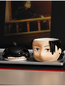 Nouvelle arrivée, tasse à café en céramique 3D Anime, <span class=keywords><strong>Gojo</strong></span> Satoru & Suguru, tasse à café créative et amusante, tasse à eau pour les fans, cadeau en gros - Product Image 5