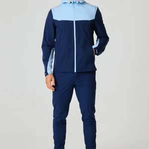 Veste de sport coupe-vent pour homme de haute qualité, deux couleurs, réfléchissante, personnalisable, deux poches, ensemble de <span class=keywords><strong>jogging</strong></span> pour homme pour l'extérieur - Product Image 1