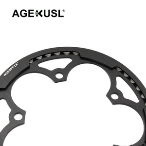Aceoffix 130 BCD 50T A7075 protector de aleación anillo de cadena de bicicleta de una sola velocidad Uso de rueda de cadena para bicicleta plegable Brompton Fnhon <span class=keywords><strong>Dahon</strong></span> - Product Image 4
