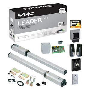 Kit de Automatización para Puerta Abatible FAAC Leader, 1.8M, 230V, 433MHz, Uso Residencial - Product Image 2