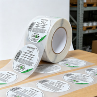Étiquettes adhésives holographiques personnalisées de haute qualité, durables, multicouches, imprimées recto-verso pour les aliments et les compléments alimentaires