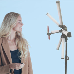 Anneau lumineux RGB 26 pouces, trépied 75 pouces, 384 LED, température de couleur réglable (3000-6000K), pliable, sac de transport avec télécommande pour TikTok et selfies - Product Image 5