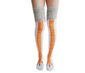 En Stock al por mayor divertido <span class=keywords><strong>pollo</strong></span> pies moda <span class=keywords><strong>calcetines</strong></span> largos mujeres <span class=keywords><strong>calcetines</strong></span> fabricante en China - Product Image 6