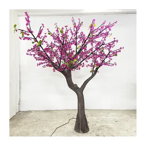 ガーデンホームホテルの装飾のための人工植物の木カラフルな光主導の桜の木