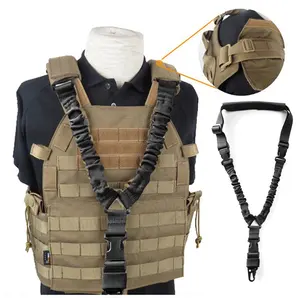 JUDE Outdoor Hunting Gear American Single Point Adjust Nylon Diagonal Tactical Task Strap Rope Hanging Sling