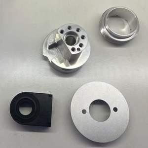 Usinage CNC de l'aluminium, sablage, pièces en aluminium anodisé argenté, services d'usinage CNC, machines-outils CNC - Product Image 3