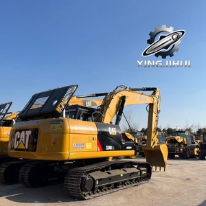 Excavatrice Caterpillar 324D2L d'occasion, marque japonaise d'origine, 24 tonnes, grande excavatrice à chenilles en caoutchouc. - Product Image 2