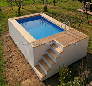 <span class=keywords><strong>Piscine</strong></span> <span class=keywords><strong>hors</strong></span> sol profonde sur mesure avec système de filtration et de chauffage, portable, antidérapante, en acier - Product Image 2