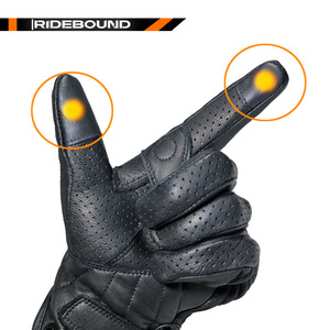 Màn hình cảm ứng đầy đủ ngón tay Găng tay Găng tay da Windproof xe máy bảo vệ bánh Motocross và xe máy Biker bánh - Product Image 3
